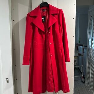 Inc brand new pea coat with rhinestone buttons